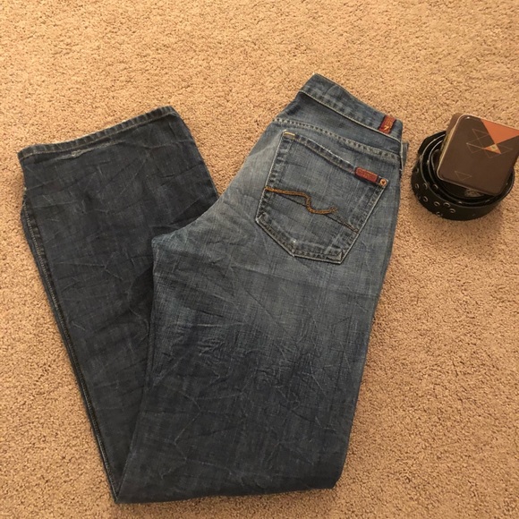 7 For All Mankind Other - Men’s 7 for all mankind distressed bootcut Jeans